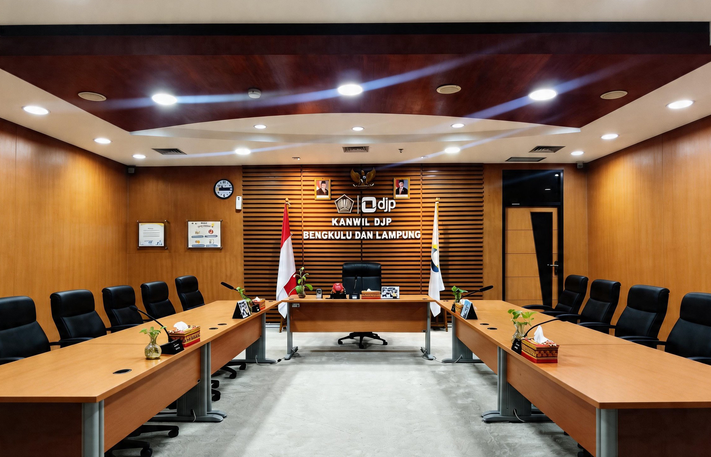 Sesudah — Kanwil DJP Bengkulu & Lampung dengan karpet terpasang